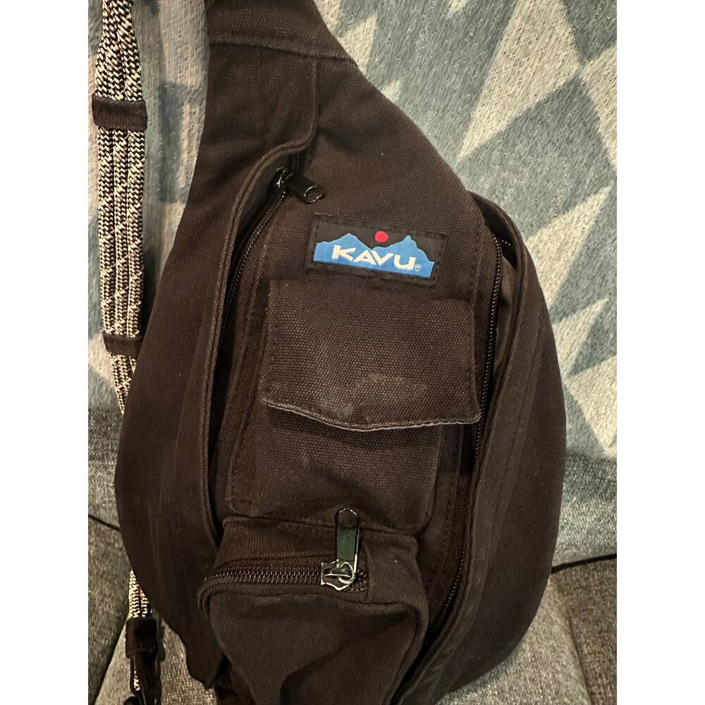 Kavu Rope Bag in Black - Picture 5 of 6